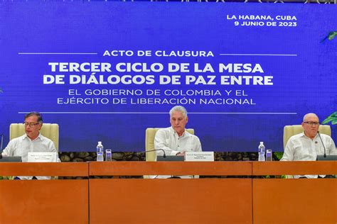 Felicitan Al Gobierno Colombiano Y Al Eln Por Acuerdos De Paz