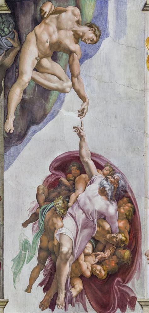 Creation Of Adam Michelangelo Wallpaper