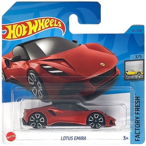Игрушечная машинка Hot Wheels Lotus Emira Magma Red базовая коллекция г купить