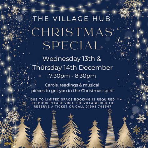 The Village Hub Christmas Special Storrington West Sussex