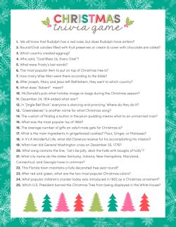 Free Christmas Trivia Game | Lil' Luna