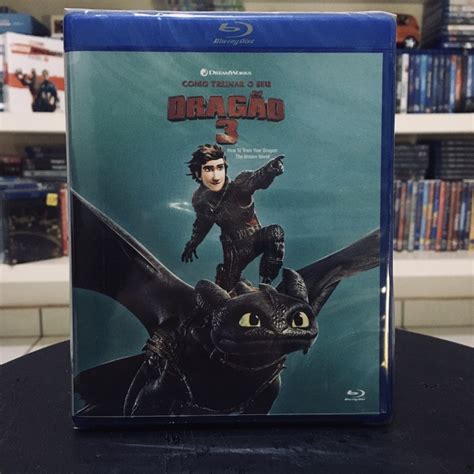 Como Treinar O Seu Dragão 3 Bluray Shopee Brasil