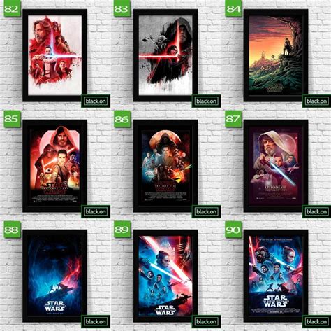 Poster Quadro Decorativo Star Wars Despertar Força 32x23cm Elo7