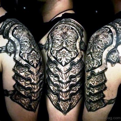 60 Fantastic Armour Tattoo On Shoulder Tattoo Designs TattoosBag