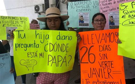 En Tuxtla Gutiérrez familiares se manifiestan por la desaparición de