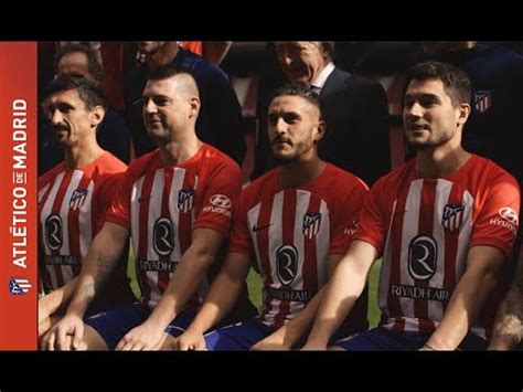 La photo officielle de la saison de l Atlético de Madrid 2023 24