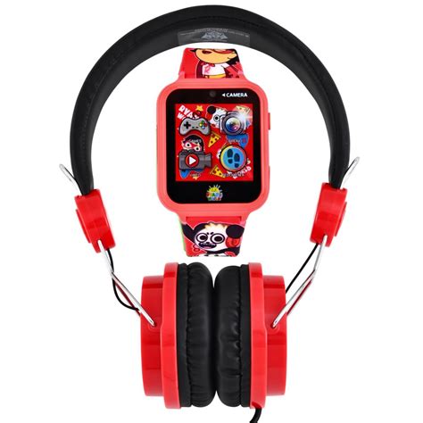 Ryan's World Unisex Child Smart Watch and Headphone Set - Blue ...