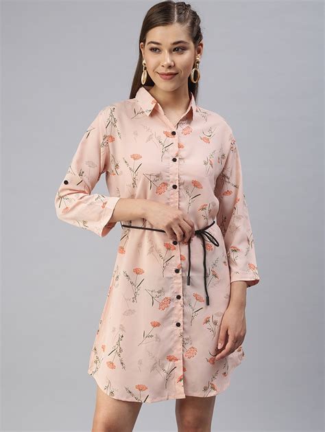 Floral Shirt Dresses