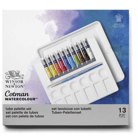 Winsor Newton Cotman Watercolour Paint Tube Palette Set Art