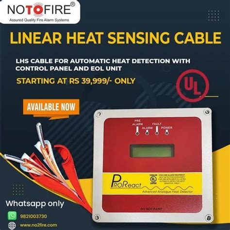 Analog Linear Heat Detection LHD LHS Cable UL Approved NOTOFIRE At