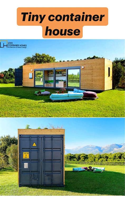 Tiny container house | Container house, Shipping container house ...