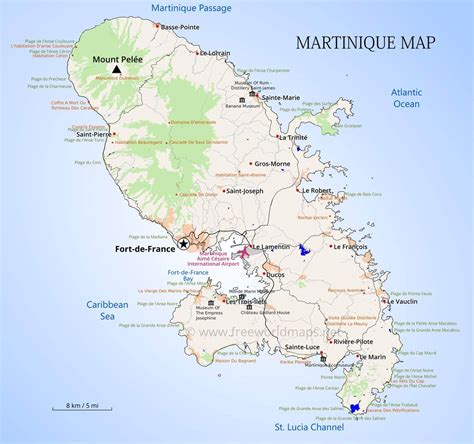 Martinique Maps - Freeworldmaps.net