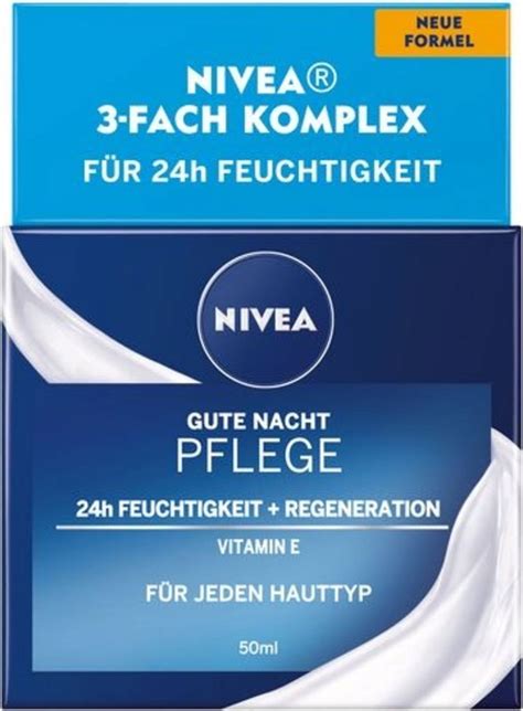 NIVEA Gute Nacht Creme 24h Feuchtigkeit Regeneration 50 Ml Oh Feliz