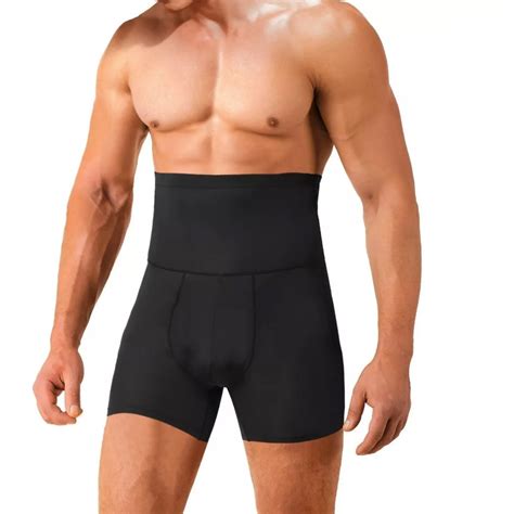 Shorts De Compressão Masculino Cintura Alta Slim Shopee Brasil