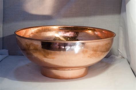 Hammered Copper Sink Vanity Bathroom Sink Copper Bowl Sink - Etsy