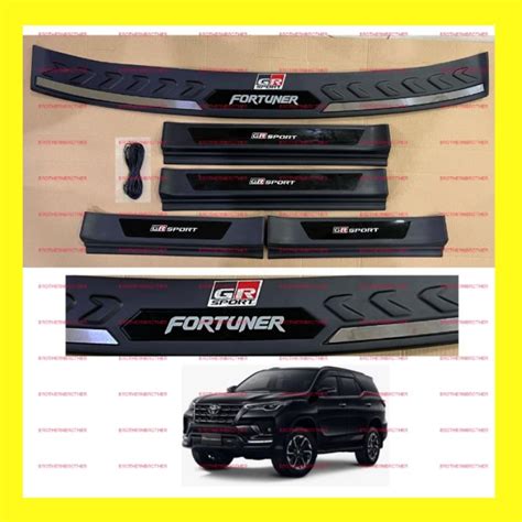 Hitam Package Sillplate Side Rear All New Fortuner