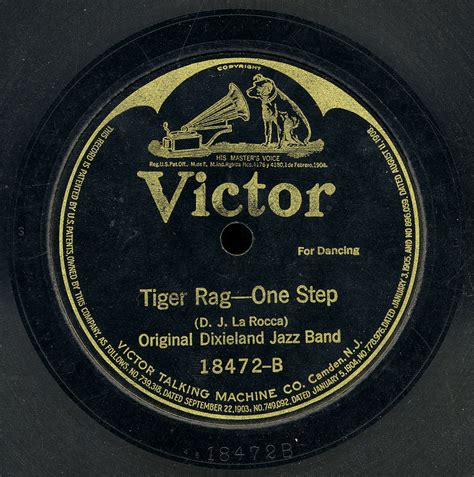 Tiger Rag By The Original Dixieland Jazz Band 1918 A Photo On Flickriver