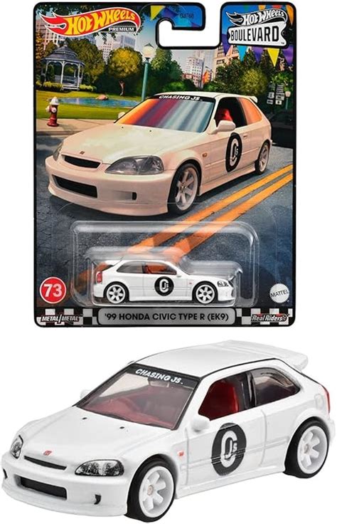 Amazon ホットウィール Hot Wheels ブールバード ホンダ シビック タイプR EK 才 HKF ミニカーダイキャストカー ホビー