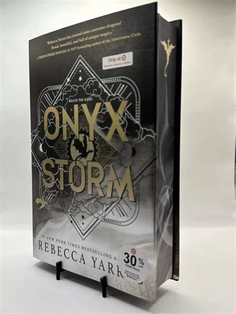 Onyx Storm Target Exclusive Edition By Rebecca Yarros Hardcover