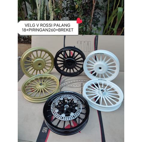 Jual VELG RACING V ROSSI VENOM GALAXY PALANG 18 PIRINGAN 260MM MOTOR