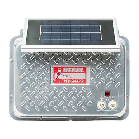 Zareba Red Snap'r Steel Solar Fence Charger