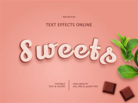 Sweets Font - MockoFUN