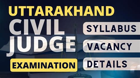 Uttarakhand Judiciary Exam Notification Details Syllabus Judiciary