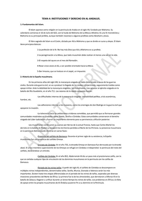 TEMA 4 HISTORIA DE LAS INSTITUCIONES TEMA 4 INSTITUCIONES Y DERECHO