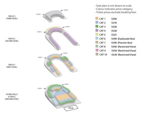 Esplanade Seating Plan