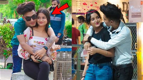 Giving Back Hugs To Cute Girls Prank Manthan Chaturvedi Best Pranks