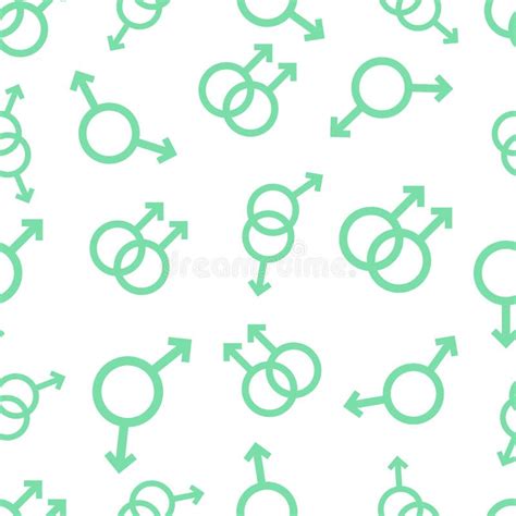 Patr N Sin Inconvenientes Hombre Signo De G Nero Homosexualidad Gay Ilustraci N Del Vector