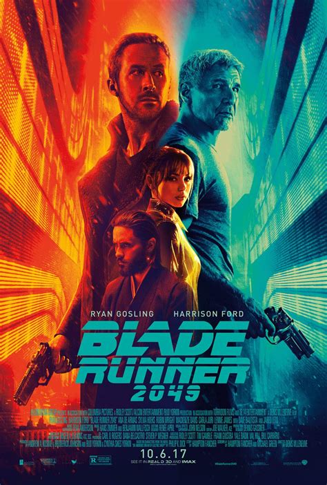 Amazon Movie Poster BLADE RUNNER 2049 2 Sided ORIGINAL 27x40 RYAN