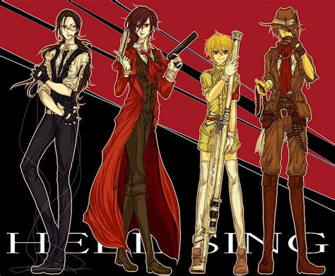 Hellsing Alucard Vampiros Seras Victoria Walter C Dornez Pip Bernadotte