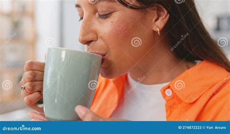 Face Peace Sign And Woman Happiness Selfie Of A Model With A Funny