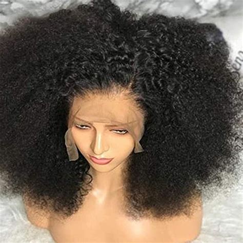 For Natural Hair Best Afro Kinky Human Hair Full Lace Wig For Natural Hair