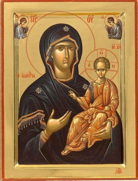 Mother Of God Hodegetria Orthodox Icon Byzantine Art Byzantine Icons Religious Icons