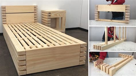 Cama De Madera Moderna De Una Plaza Muy F Cil De Hacer Youtube