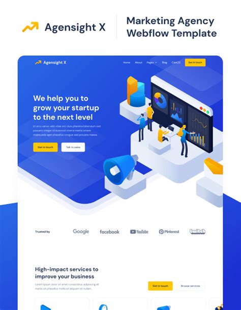 Agensight X Agency Html Responsive Website Template