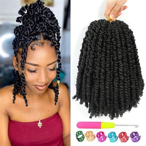 Buy Passion Twist Hair 10 Inch Pre Twisted Passion Twist Crochet Hair