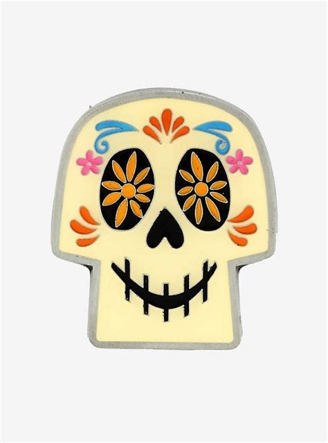 Disney Pixar Coco Sugar Skull Enamel Pin Hot Topic Disney Tattoos