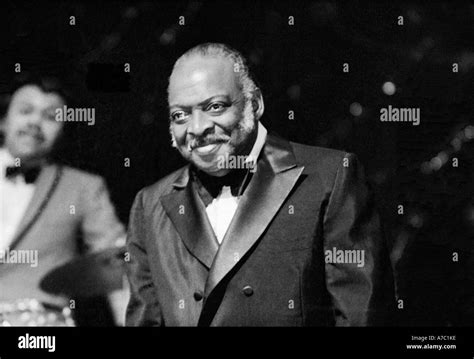 Count Basie Band Leader Song Writer Icon Jazz Black And White Stock