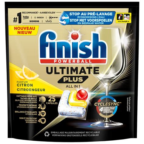 FINISH Powerball Ultimate Plus Tablette Vaisselle Tout En 1 Parfum