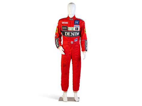 1986 Canon Williams Stand 21 Formula 1 Race Suit Nigel Mansells