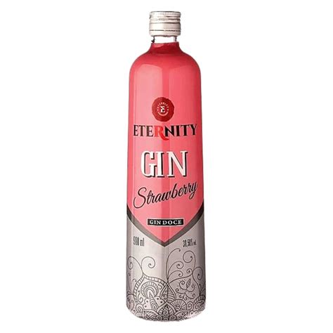 Gin Eternity StrawBerry Gin Doce 900ml RB ATACADISTA