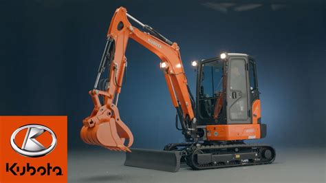 The Kubota Kx033 4 Series Mini Excavator Ready For Your Tough Tasks Youtube