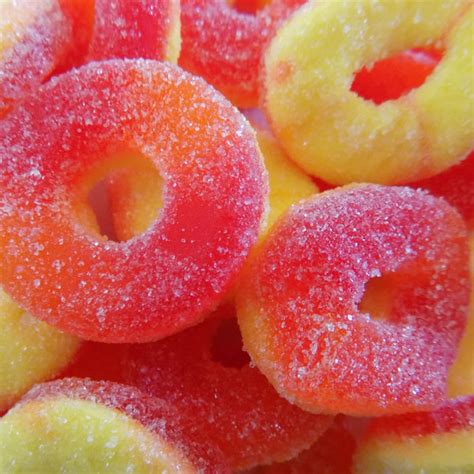 Gummy Peach Rings – The Nut Garden