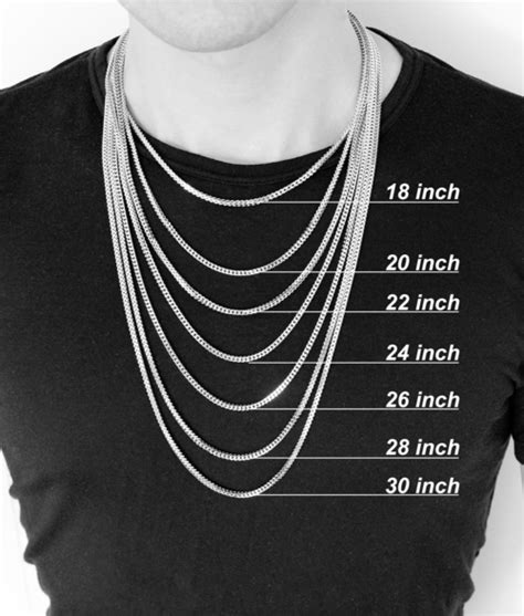 MEN'S NECKLACE LENGTH GUIDE