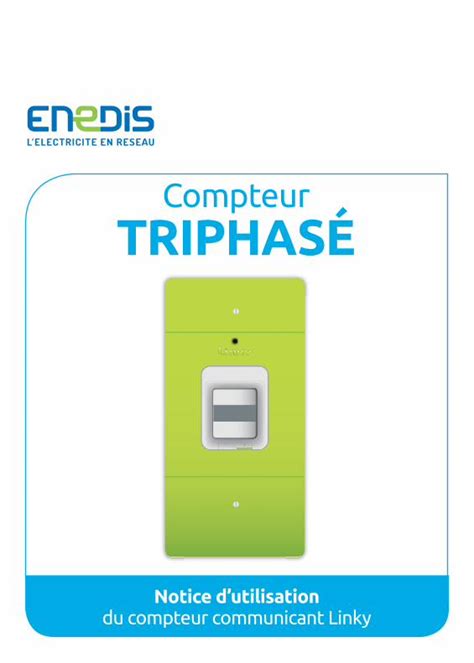 Pdf Compteur Triphas Enedis Fr Linky Le Compteur Communicant