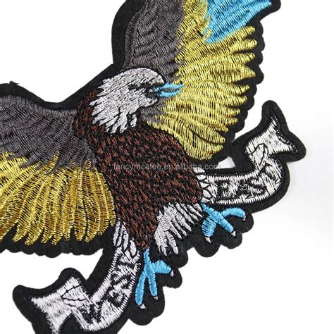 Custom 100% Extra Large Embroidered Patches Animal Cartoon Style ...