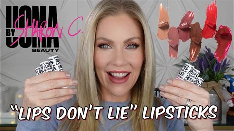 Trying The Brand New Lips Don T Lie Lipsticks From Uoma By Sharon C